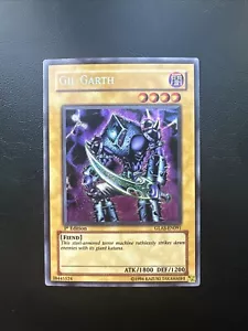 YuGiOh Gil Garth GLAS-EN091 Secret Rare 1st Edition NM - Picture 1 of 10