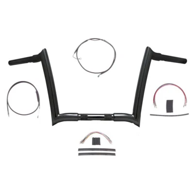 Kit de barra de mono Paul Yaffe 2008-2013 Harley Road Glide King ABS negro 10" 1 1/4" Foto 1 de 2