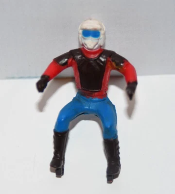 De colección 1985 Tootsietoy Motocross Hill-Hopper Motocicleta Dirt Bike Hombre Rider Foto 1 de 4