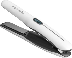 Piastra e arricciacapelli senza fili 2 in 1, mini piatto portatile per corto sottile - Foto 1 di 6