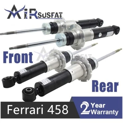 4 For Ferrari 458 Front Rear Suspension Shock Absorber Strut W/ADS 255863 255864 - Image 1 of 4