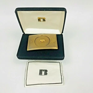 Gürtelschnalle Messing ATO Belt Buckle Robbins Awards Steine rot - Bild 1 von 5