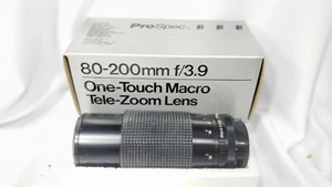 New Open Box PROSPEC MC AUTO 80-200MM f/3.9 lens for CANON FD MOUNT - Picture 1 of 5