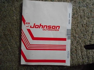 1990 johnson 40/50 el &tl owners book - Bild 1 von 1