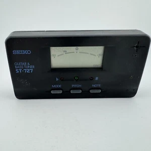 Seiko ST-727 Guitar & Bass Tuner LCD Display Tested & Working - Picture 1 of 4