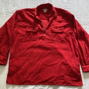 Vintage Marlboro Unlimited Herren XL Jacke Zip Pullover Rot Cord 90er - Bild 1 von 6