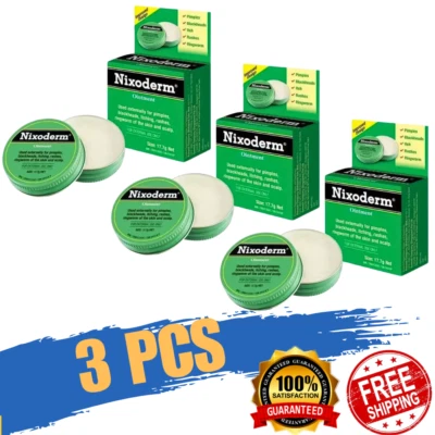 3 PCS Nixoderm Ointment 17.7g For Skin Problems Acne Rashes Eczema & Ringworm - Image 1 of 4