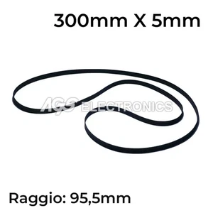 Cinghia per giradischi 300mm x 5mm Raggio: 95,5mm Diametro: 191mm - Picture 1 of 1