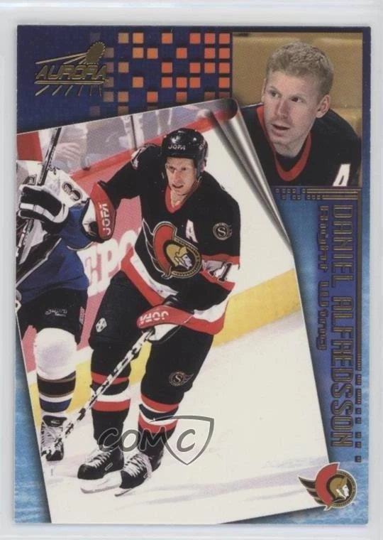 1998-99 Pacific Aurora Daniel Alfredsson #128 HOF - Image 1 of 2