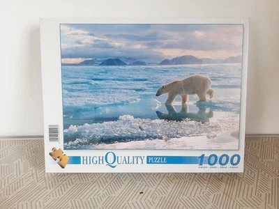 Puzzle Clementoni 1000 Pezzi Orso Polare 70x50 Hight Quality Collection - Immagine 1 di 4