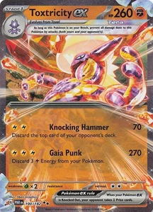 Toxtricity ex Double Rare Holo SV04: Paradox Rift 100/182 NM - Picture 1 of 2