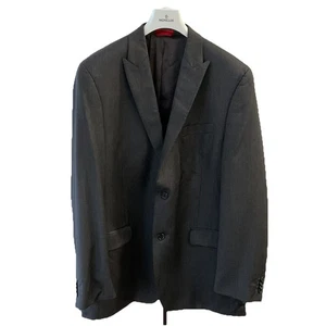 Alfani Gris Laine Slim Fit 2 Bouton Blazer 44R Macy Manteau Sport Moderne - Picture 1 of 10
