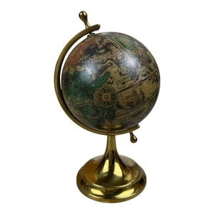 Vintage alte Welt Drehkugel Messingbeschläge Made in Italy - Bild 1 von 4