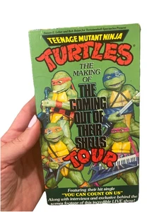 Teenage Mutant Ninja Turtles The Making of Coming Out of Their Shells Tour VHS - Picture 1 of 6
