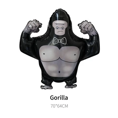 Gorilla Balloon Zoo Animal Birthday Party Decoration Jungle Safari Helium/Air x1