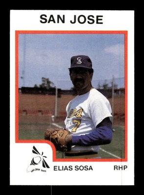 1987 Procards San Jose Bees 2208 Elias Sosa BXCP09 - Image 1 of 2