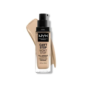 NYX Can't Stop Won't Stop Full Coverage Foundation 1 Fl Oz Warm Vanilla Matte - Picture 1 of 7