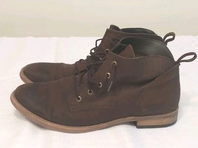 Diba Women's Boots Size 10 M Chocolate Brown Suede Lace Up Ankle Chukka Boot - Image 1 of 4