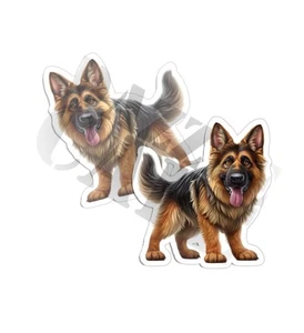 Adesivo cane pastore tedesco doglover decalcomania proprietario animale domestico creature coccolose 2 CONFEZIONI - Foto 1 di 3