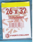 1 Blister 50 Pochettes Transparentes simple soudure 26x32