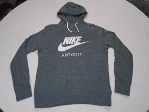 Nike Damen Sportswear Gym Vintage Pullover leichter Hoodie grau X Large - Bild 1 von 13