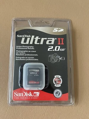 SanDisk ULTRA II 2.0 GB SD Card SDSDH2048901 “Factory New – Great Find SALE”!! - Image 1 of 3