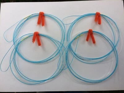 4 líderes de cuerda Shimano Hollow Ace y 60 lb Berkley Mono 6 m Foto 1 de 4