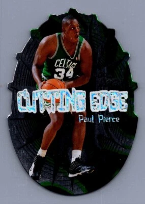 Inserto troquelado Skybox Apex Cutting Edge 1999-00 #2CE Paul Pierce Salón de la fama Celtics Foto 1 de 2