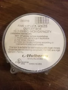 NEU Mulberry wetterfeste 4" Zoll elektrische Leuchte Box - Bild 1 von 2