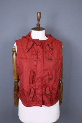 Chaleco S' Max Mara Rojo Multi Cinturón Chaqueta Gillet Talla EE. UU. 12 / I 46 Foto 1 de 4
