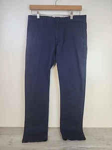 J. Crew Stretch Chino Pants Men's 30 x 30 Navy Blue Slim Pockets Straight Leg - Picture 1 of 10