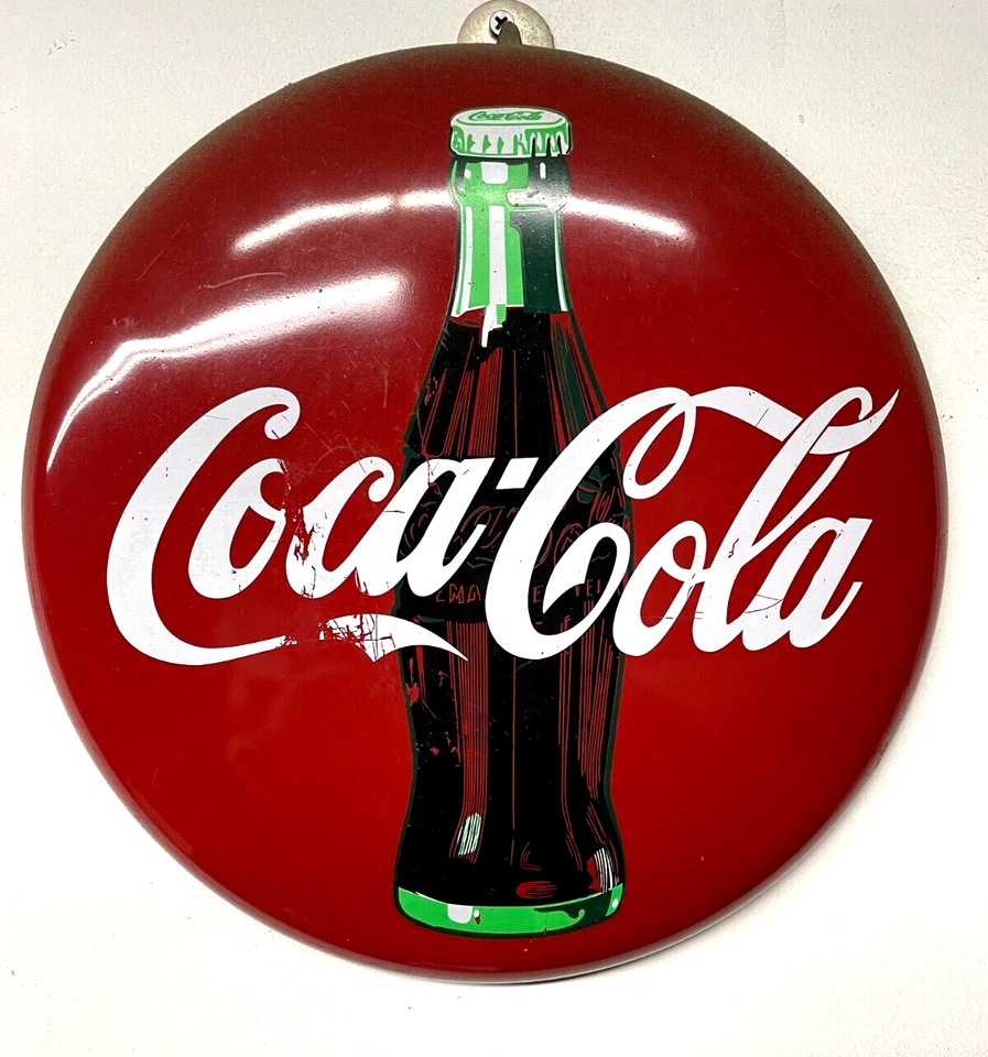 VINTAGE  COCA-COLA  SIGN  / METAL REPRODUCTION / PRE-OWNED - Image 1 of 1
