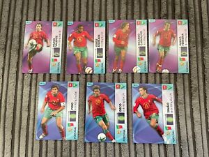 7 x PORTUGAL 2006 PANINI GOAAAL WORLD CUP SOCCER FOOTBALL TRADING CARD EXC