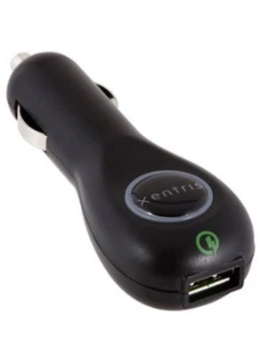 Nuevo cargador coche vehículo Xentris Quick Charge 2.0 - negro Foto 1 de 3