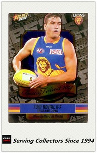 2015 AFL Champions Best & Fairest Foil Card BF2 Tom Rockliff (Brisbane)