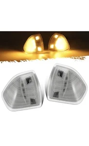 LED Side Mirror Turn Signal For Dodge Ram 1500 2500 3500 Clear Lens Amber Light - Picture 1 of 5