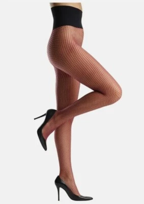 Nuevas Medias COMMANDO HN030 Rosa/Negro La Red Entrecruzada Talla S Foto 1 de 3