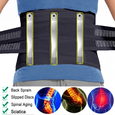 Cinturón de soporte lumbar para aliviar el dolor y aliviar la espalda baja hombres mujeres fajas Foto 1 de 4