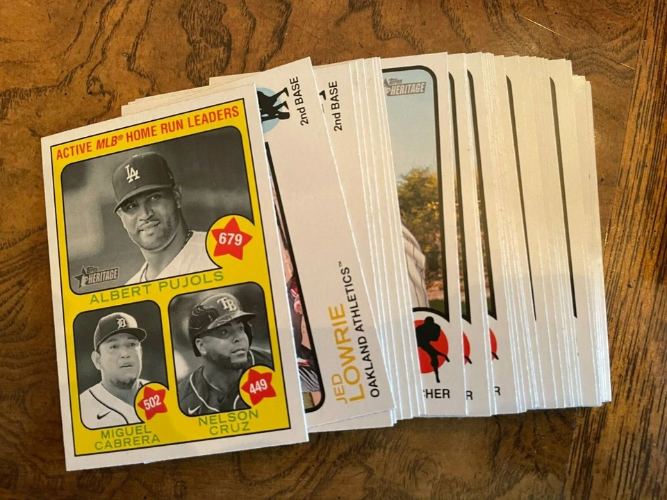 2022 Topps Heritage Base  #1-200 - Complete Your Set You Choose!  - Image 1 of 1