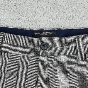 Banana Republic Pants Mens 35x32 (Fits 36x31) Nova Fides Aiden Herringbone Slack - Picture 1 of 9