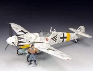 KING & COUNTRY LUFTWAFFE LW-S04 GERMAN ACE ERICH HARTMANN AND HIS MESSERSCHMITT - Picture 1 of 5