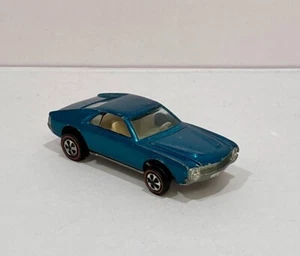 Hot Wheels Redline 1969 Aqua CUSTOM AMX White Interior Excellent - NM - Picture 1 of 8