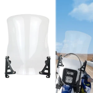 Windscreen Windshield Bracket Clear Fit For Husqvarna 701 Supermoto 2016-2024 - Picture 1 of 15