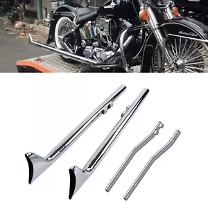 36'' Fishtail for Harley Softail Models with 1.75'' Softail True Dual Headers - Bild 1 von 10