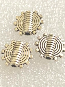 Jclearance-ewelry Making Findings-Alloy Spacer Beads-Antique Silver 20pcs - Picture 1 of 5