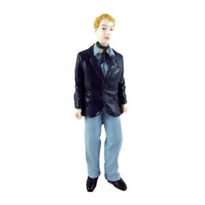 Dolls House 1950's Fashionable Young Man Miniature Resin People 1:12 Scale