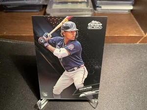 2021 Topps Cromo Nero Rifrattore Cristian Pache #40 RC /199 - Foto 1 di 2