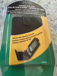 Vintage Belkin Leather Flip Case For Palm M500 Series New - Picture 1 of 2