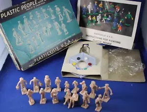 Plasticville - O-O27 - #PF-4 Plastic People - Unused - COMPLETE - Box - Picture 1 of 9