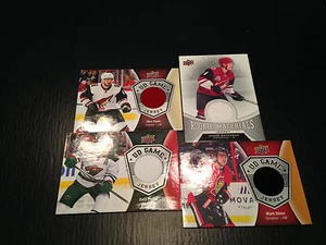  2016-17 UPPER DECK GAME JERSEY 4 CARD LOT PARISE/DOMI/STONE/CHYCHRUN - Picture 1 of 1
